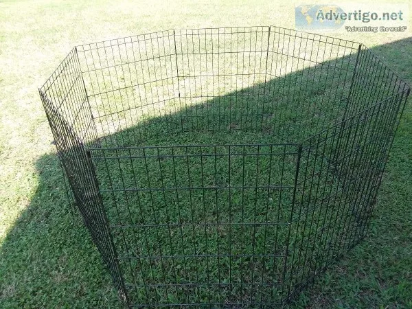 Metal dog pen