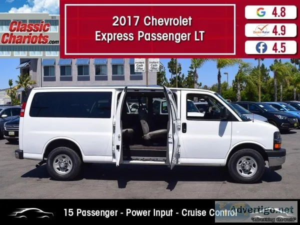 Used 2017 CHEVROLET EXPRESS PASSENGER LT for Sale in San Diego -
