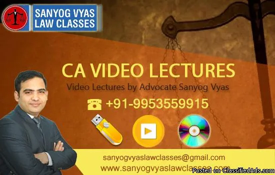 Best CA Video Lectures for new CA student
