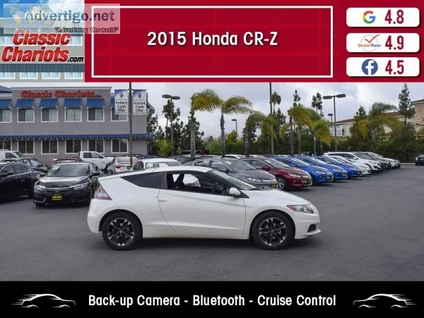 Used 2015 Honda CR-Z for Sale in San Diego - 19605a