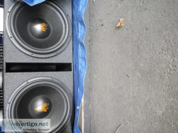 Crescendo 15&quot woofers in pro box
