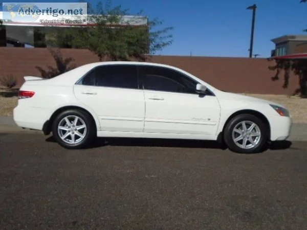 2004 Honda Accord White EX 3.0L