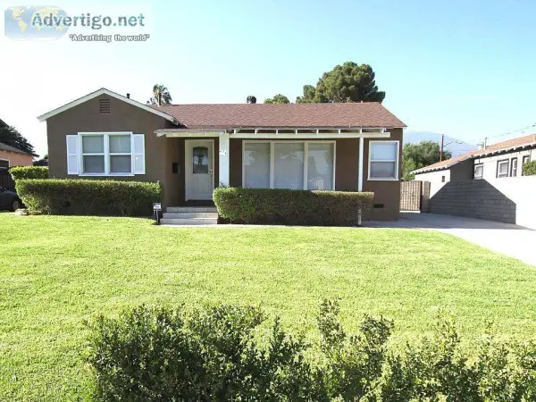 3 Beds 2 Baths for single family use in Monrovia CA 91016