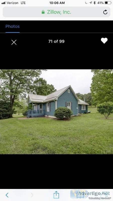 1 bedroom house for rent