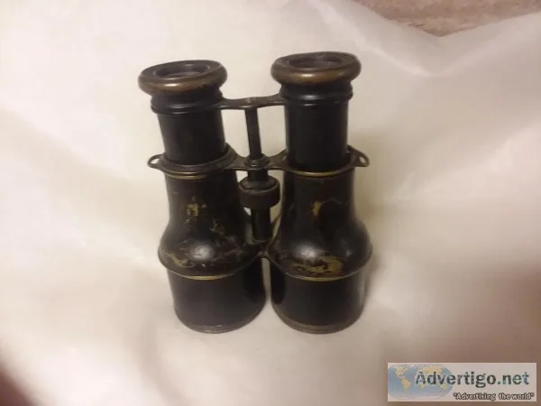 Civil war era brass field glasses