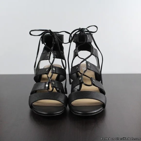 Reba Bowen Wedge Lace Up Sandal Gladiator Style