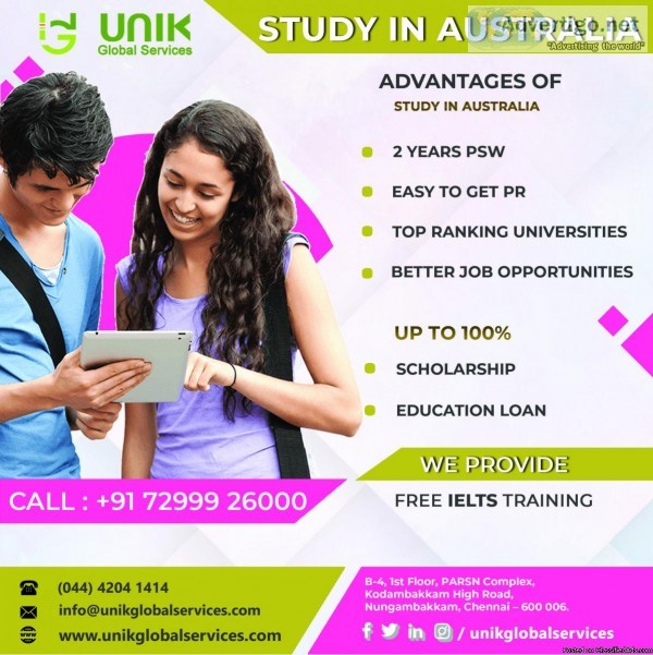 Study in Australia  UNIK Global Services