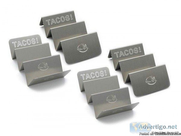 Stainless Steel Taco Holders Set of 4