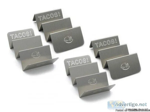 Stainless Steel Taco Holders Set of 4