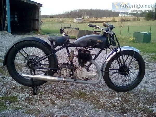 Vintageveteran classic English1929 AJS 350Single