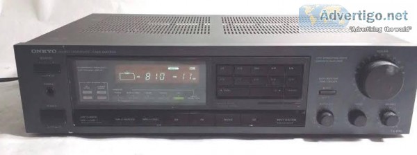 Onkyo receiver  sony digital  tape deck technics eq