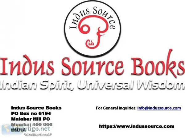 publishers of spiritual books - indussource.com