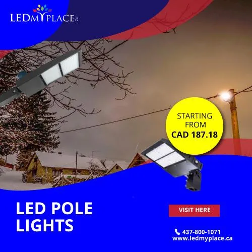 Make the Nightlife Much Brighter and Safer By LED Pole Light