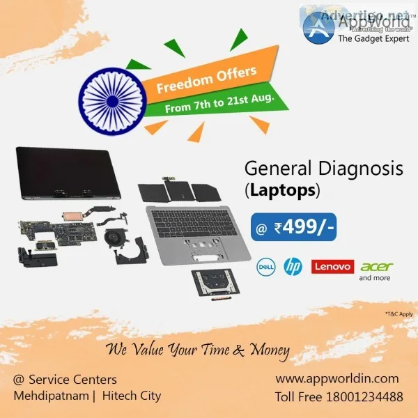 General Diagnosis Laptop Freedom Offer AppWorld