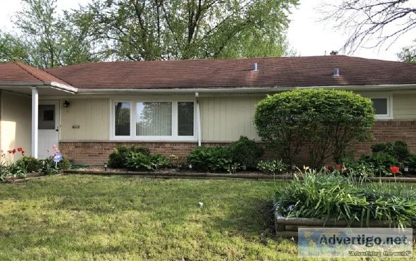 Three-bedroom spacious dining area with eat-in space in the kitc