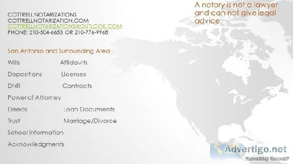 Mobile Notary San Antonio Area