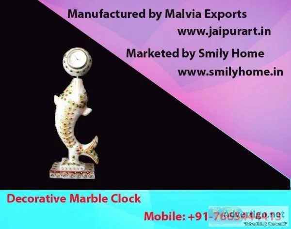 Decorative Marble Clock