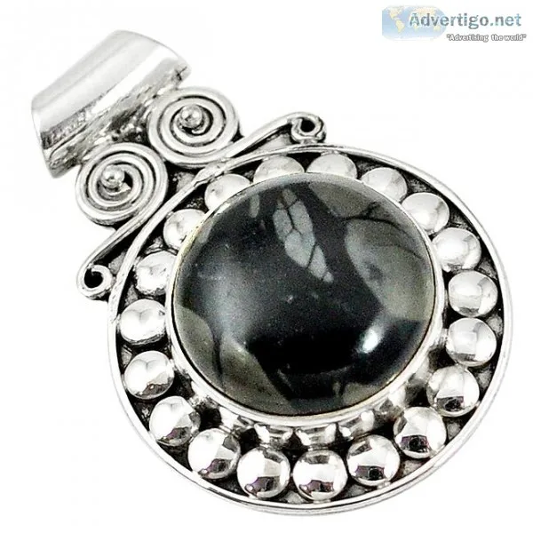 Gemexi Gemstone Silver Jewelry in Black Red Green Pink and Blue 