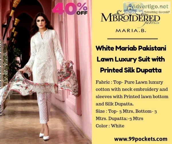 Maria B Dresses Online  40% Off