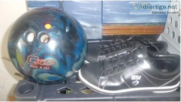 Bowling Ball and Shoes