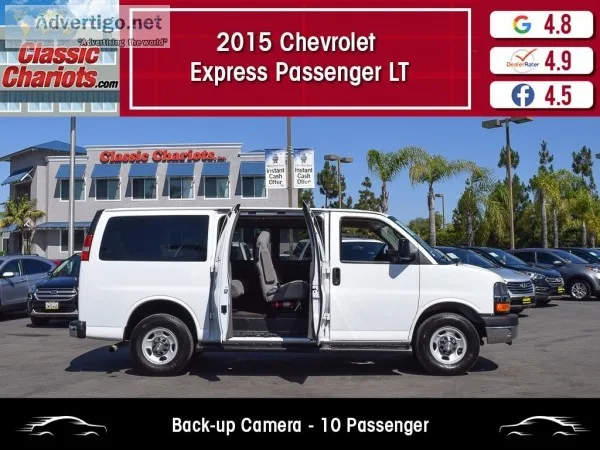 Used 2015 CHEVROLET EXPRESS PASSENGER LT for Sale in San Diego -