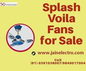 Wholesale Splash Voila Ceiling fan Suppliers in Hyderabad