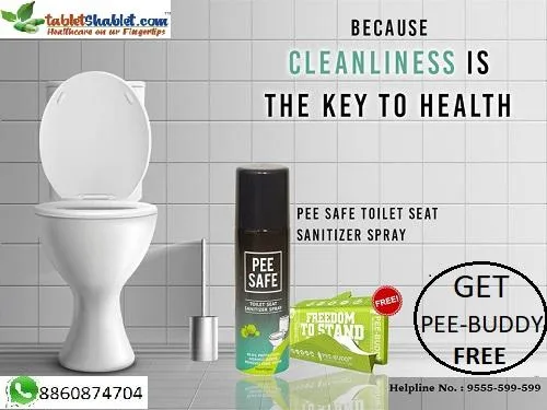 BUY Pee Safe Toilet Seat Sanitizer SprayGet PEE-BUDDY Free