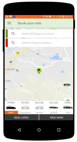 Uber ola cab