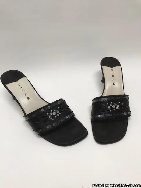 Black dressy slip-ons