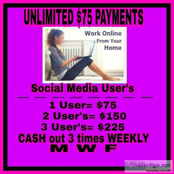 Looking TO WORK FROM HOME
