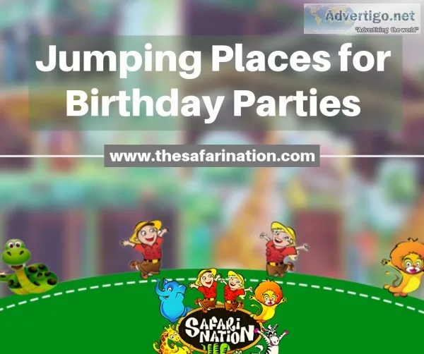 Jumping Places For Birthday Parties  The Safari Nation