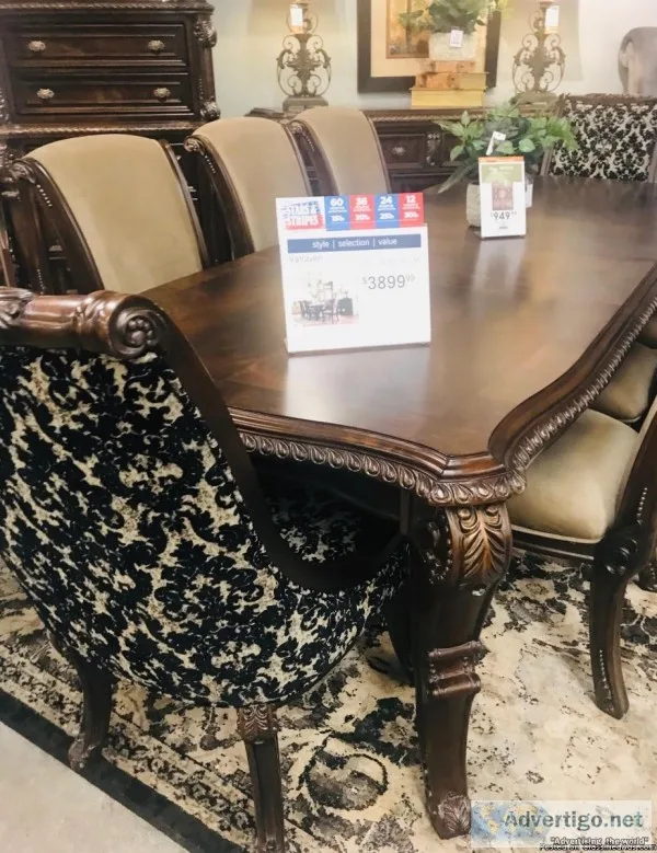 Sofa and dinning table with 8 chair