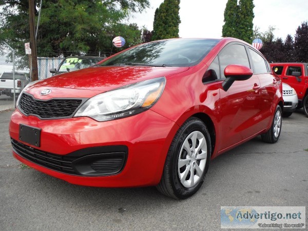 2015 KIA RIO LX  NEW TIRES  CLEAN TITLE  GAS SAVER