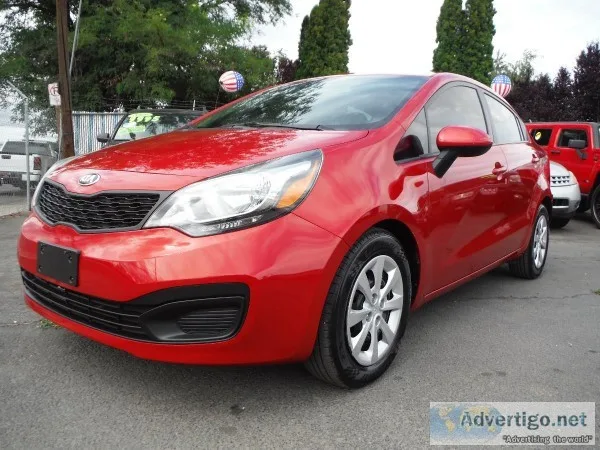 2015 KIA RIO LX  NEW TIRES  CLEAN TITLE  GAS SAVER