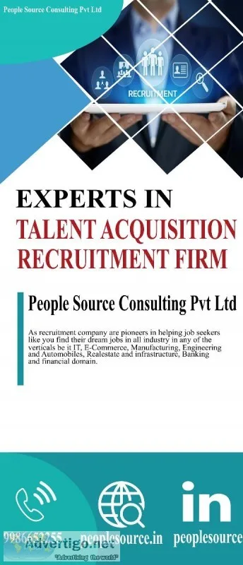 People source consulting pvt ltd-Recruitment companyRecruitment 