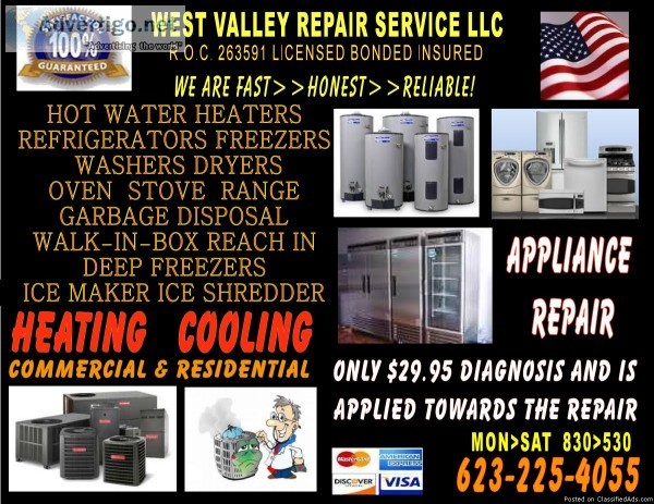 Stove- Oven- Range- Microwave Repair Service 6 days a week