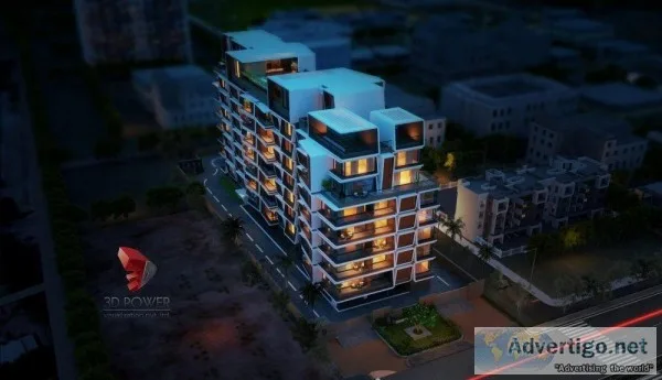 3D Apartment Rendering and Walkthrough Services by 3D Power