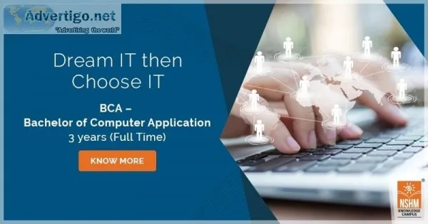 BCA course  NSHM best college for Computer Application course