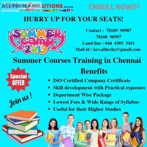 Best Summer Courses for School Students in Chennai