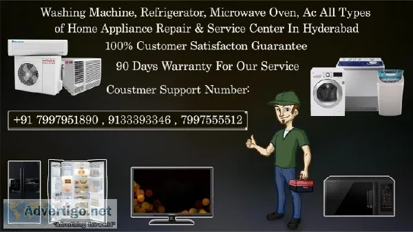 Whirlpool Side-By-Side Refrigerator Service Center in Hyderabad