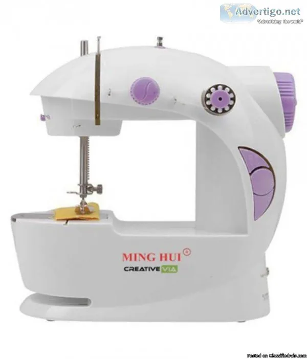 Multifunctional Sewing Machine for Home with Focus Light (Blue)