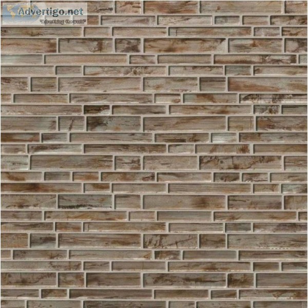 Zirconia Interlocking 12X12 Pattern Glass Mosaic