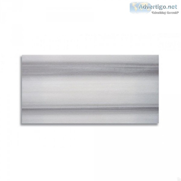 Zebra White 12x24 Polished Marble Tile