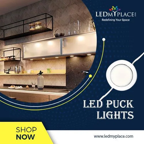 High Color Rendered LED Puck Lights For Kitchen
