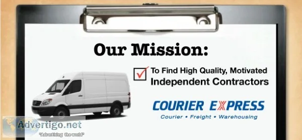 Courier Delivery Driver with Cargo Van needed