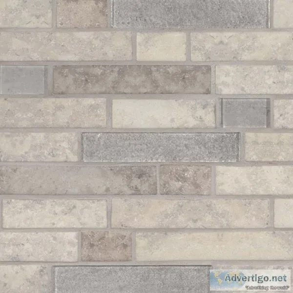 Zodia Interlocking Pattern Recycled Glass Mosaic