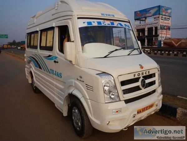 Executive Tempo Traveller Rent for Outstation Trips Whitefield B