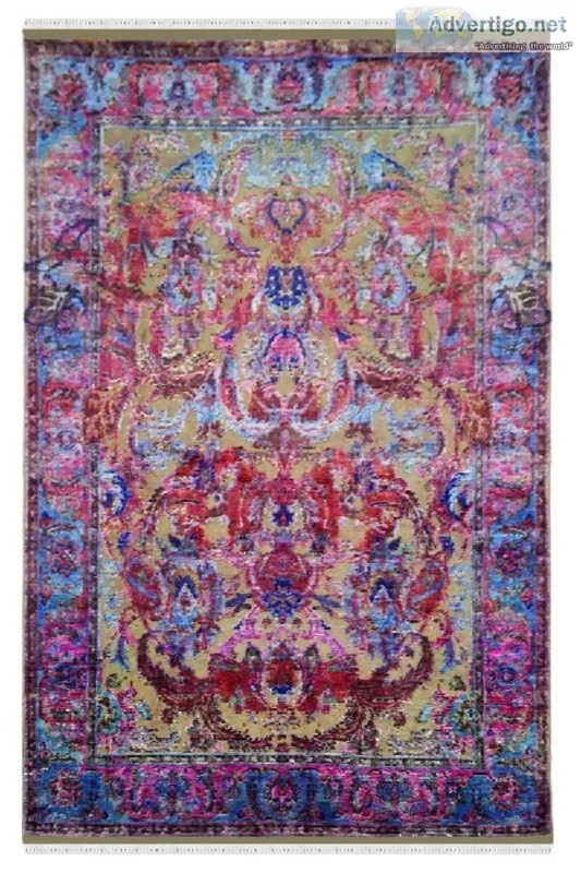 Pink Dragon Modern Handmade Sari Silk