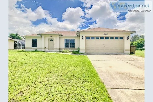  4 BEDROOM 2 BATH SW CAPE CORAL SINGLE FAMILY HOME