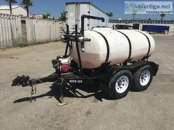(2) 500 GALLON WATER TRAILERS